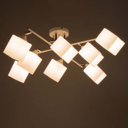 Svetogor chandelier "move" 8x60W E27 white-2