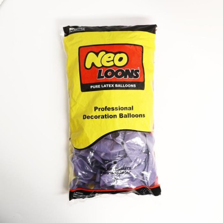 Latex ball 12 ", Makarun, set of 100 pcs., Lilac color-1