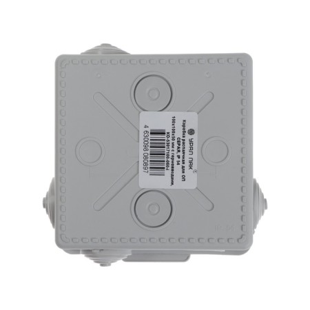 Ringy box Ural Pak, 100x100x50, IP54, 8VX, gray, KO-53017100-060-2