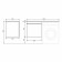 Tumbling for the washing machine Uperwood Magenta, 60 cm, suspended, white, drawer
