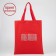 Shoper Bright Emotions, sparkles, without lightning, without lining, red color