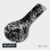 Standing under a spoon Magistro "Marble", 24 × 11 × 1 cm, black color