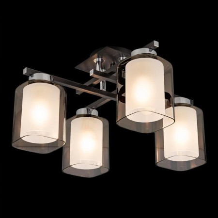 Ceiling Citilux Cutilux CL111141, 42.5x42.5x24.5 cm, 4x75W, E27, Black Color Black-1