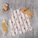 Apron Ethel "Leaves" 60x70cm, 100% HL, reps 220 g/m2