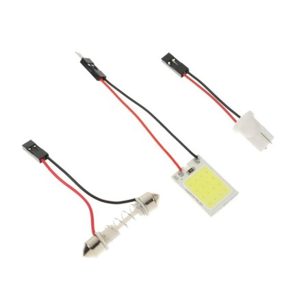 Auto Stuffing LED Torso, 12 V, 16 SMD, two adapters, white light