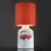 Table lamp 1x40W E14, size 15.3x15.3x23 cm