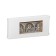 Icon in the car for silver, tripty, plastic, metal, 8 x 3.5 cm