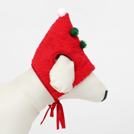 Animal cap "cap", size L (ohm 20 cm, length 20 cm), red-1