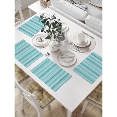 Set of napkins for setting the table "Vertical light", rectangular, size 32x46 cm, 4 pcs