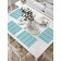 Set of napkins for setting the table "Vertical light", rectangular, size 32x46 cm, 4 pcs