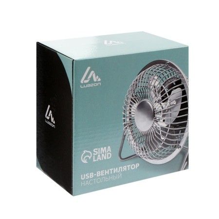 Fan Luazon LOF-06, desktop, 2.5 W, 12 cm, plastic, white-4