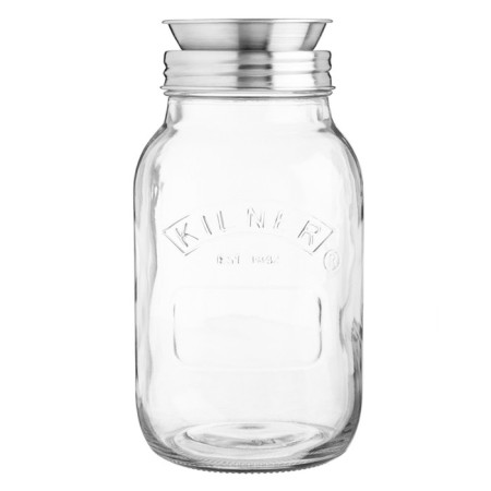 Bank with spiralizer Kilner, glass, 1 liter