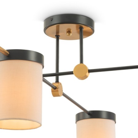Freya FR5377CL-04B Bogy, 950x950x330 mm ceiling lamp, E14, 4x40W, black color black-5