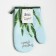 Mitten Dolyana "Tropical" color blue 26x16 cm, 100% p/e