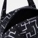 Road bag on a zipper, a suitcase holder, black / white color