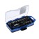 A set of bit and end heads of the tundra, a cable with rattle, in a plastic case, 23 objects