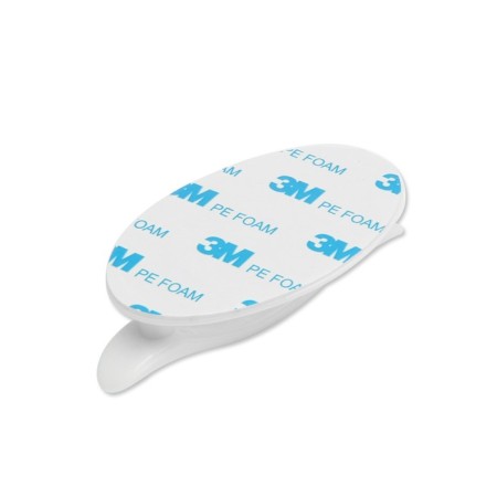 Furniture handle self -adhesive cappio, l = 95 mm, plastic, white color-5