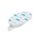 Furniture handle self -adhesive cappio, l = 95 mm, plastic, white color