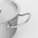 Hanna Knövell stainless steel pan with a lid, 3 l, d = 20 cm, h = 9.5 cm, wall thickness 0.6 mm, induction