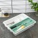 Little tray for cutlery, 2-tier, pistachio color
