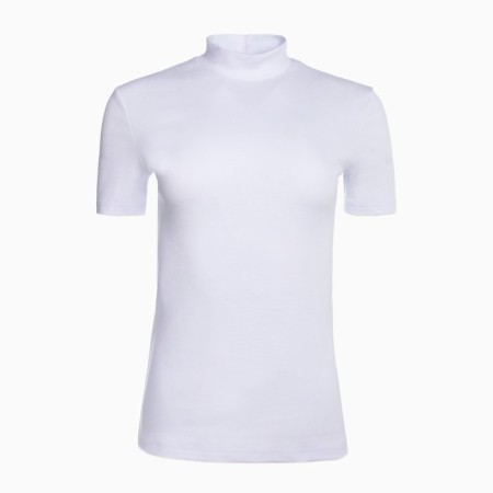 Women's T-shirt Minaku Slim Fit: White color, rr 42-5