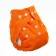 A set of reusable diapers "Krabik", 3-8 kg, white, orange color, 2 pcs., I crush me
