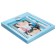 A set of MAZARI "Anime", included: notebook (17.5 x 19.5 cm, 48 sheets in a cage, with a lock, 70g/m2), Blue Automatic Blue Automatic 0.7 mm Ballic