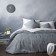 Set "Flash": a bedspread 160 x 220 cm, pillowcase 40 x 40 cm - 2 pcs, color gray