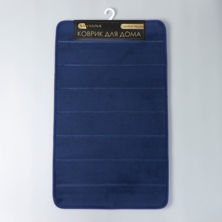 Savanna bathroom and toilet “Memory Foam”, 50 × 80 cm, blue color-7