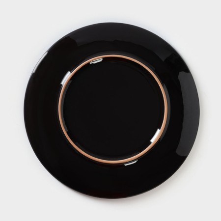 Ceramic plate "VEAL", D = 22 cm, h = 3 cm-3