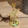 Camel candlestick 17 cm, brass