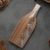 Set for feeding cheese Magistro Bottle, 3 knives, 48 ​​× 17 × 1.5 cm, acacia
