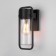Street wall lamp Elektrostandard, Lab, 126x120x295 mm, E27, black color