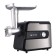 Meat grinder Vitek VT-3634, 2000 watts, 2 kg/min, reverse, 4 nozzles, black-silver-silver