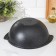 Cauldron, 4.5 l, glass cover, cast handles, anti -stick coating, color dark marble