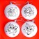 New Year's set for creativity. Christmas balls for coloring "New Year! Gift for you ", 4 pcs, d = 7 cm
