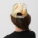 Women's cap Minaku "Tie-Dye", Orange color, rr 54-56