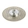 Diamond disk for cutting and grinding tundra, galvanic, continuous, dry cut, 125 mm, M14 993529