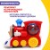 Disco steam locomotive, disco, light and sound, works from batteries, red color