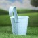 Kashpo hung "Bucket Linda" Blue, 12x10x13cm
