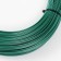Artificial rattan 6 mm 100 m wave (green metallic)
