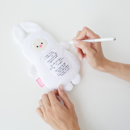 Soft toy 3 in 1 "Bunny" with metric, with cherry bones, 19.5 cm-2