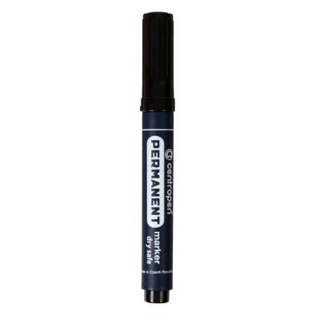 Permanent marker 5.0 mm centropen 8510, line 2.5 mm, black color (persistent to drying)-4