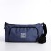 Youth bag with a zipper, blue color