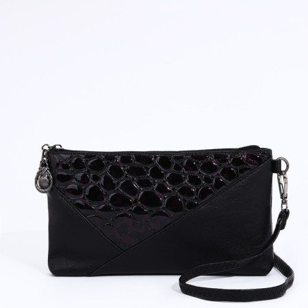 Lightning bag bag, black/purple color