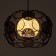 Lamp Bayerlux 2743/1bk E27 40W Black 32x32x24-124 cm