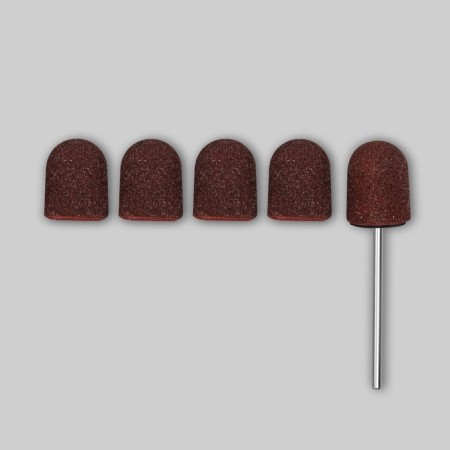 A set for hardware manicure and pedicure, base, caps 5 pcs, d = 13 × 19 mm, abrasiveness 180-2