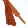 Women's belt, width 11 cm, leather buckle, red color