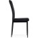 Stool on the metal frame Rek Metal/velor, black/black 42x54x94 cm