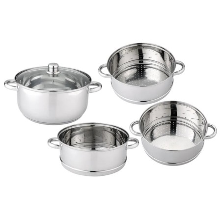 Bekker double, 3 tiers, 10.6 l, silver color-1